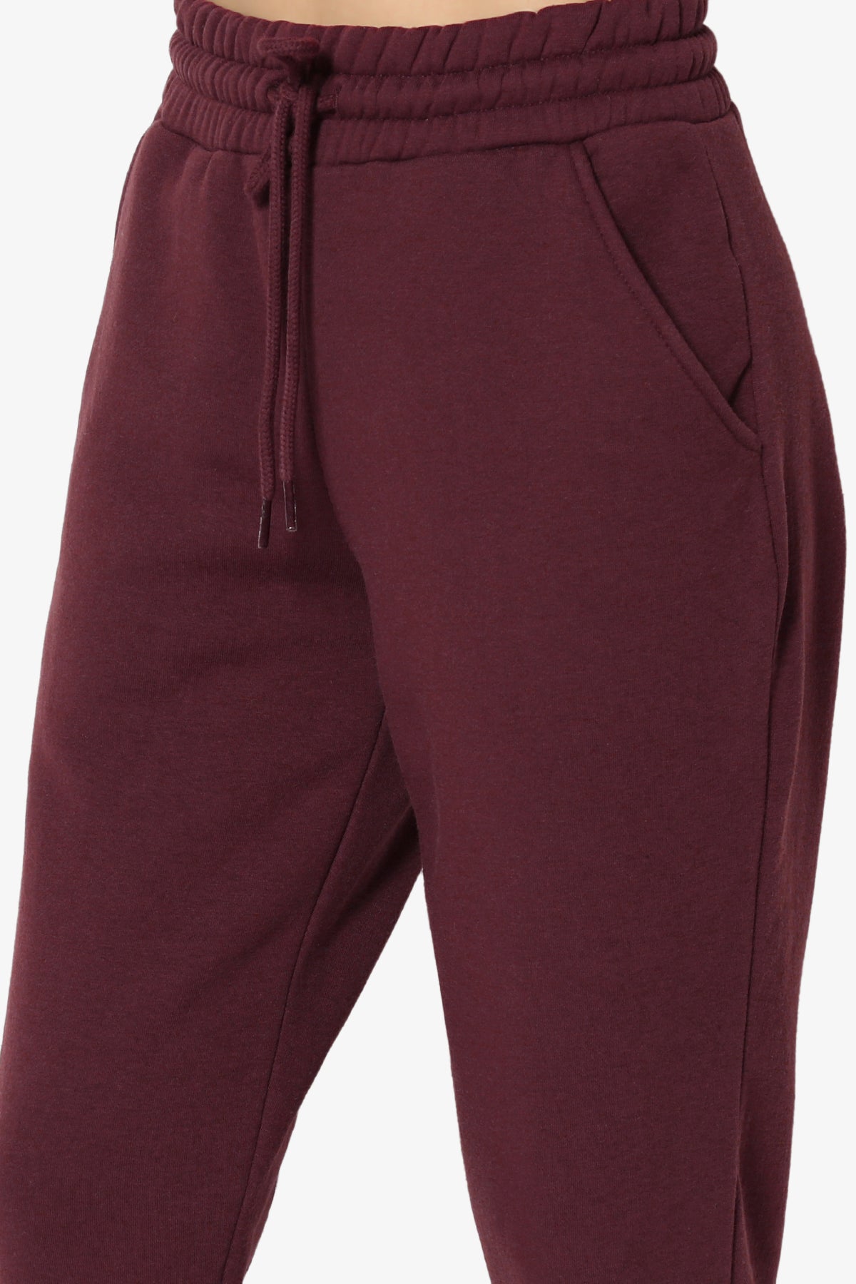 Load image into Gallery viewer, Accie Fleece Pullover &amp;amp; Jogger Set DARK BURGUNDY_6
