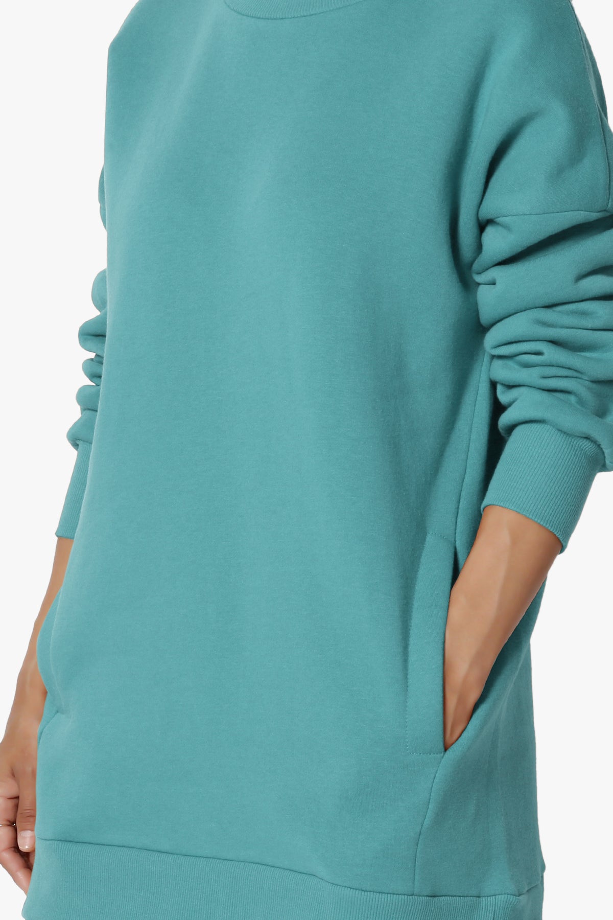 Load image into Gallery viewer, Accie Fleece Pullover &amp;amp; Jogger Set DUSTY TEAL_5
