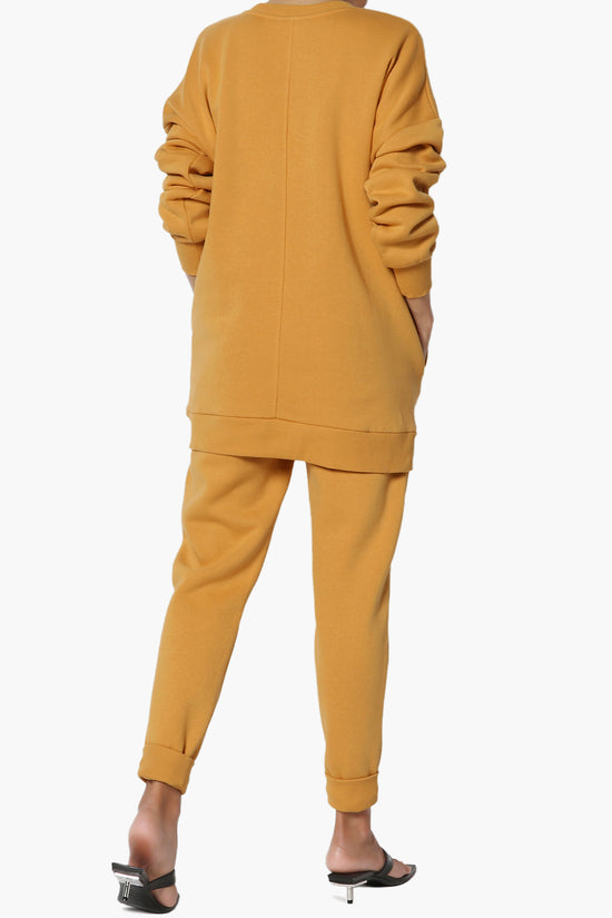 Load image into Gallery viewer, Accie Fleece Pullover &amp;amp; Jogger Set GOLDEN MUSTARD_2
