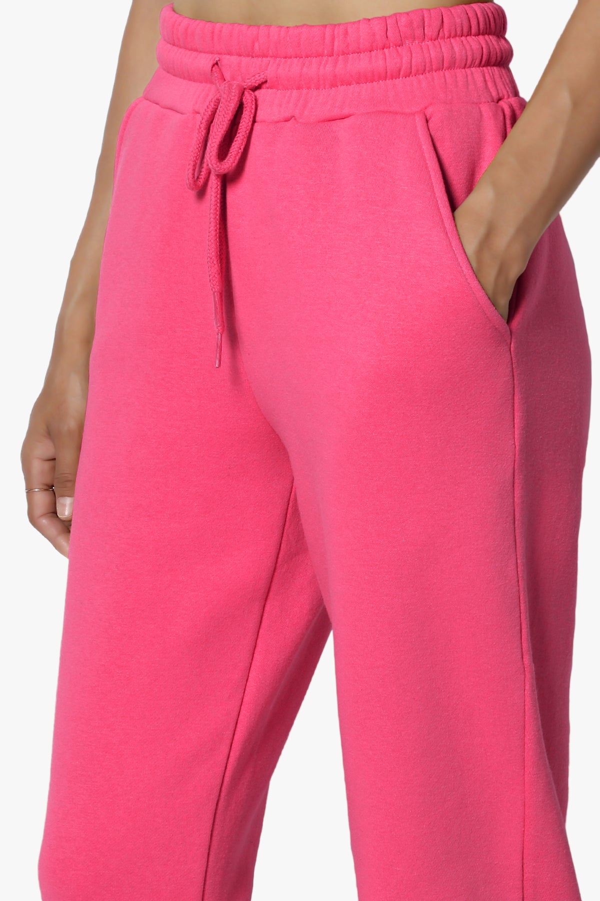 Load image into Gallery viewer, Accie Fleece Pullover &amp;amp; Jogger Set HOT PINK_6
