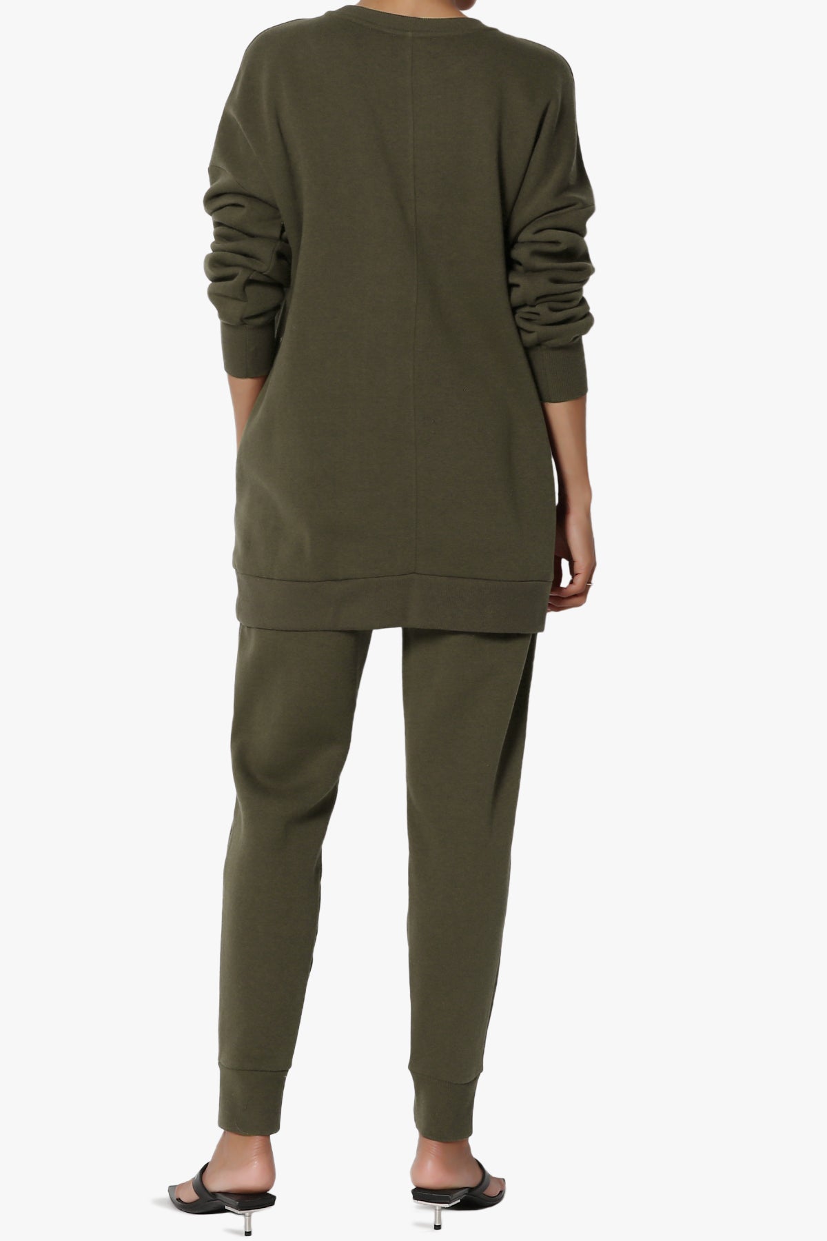 Load image into Gallery viewer, Accie Fleece Pullover &amp;amp; Jogger Set OLIVE_2
