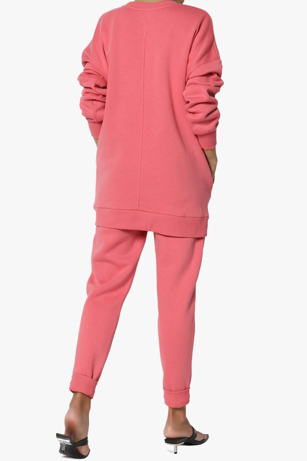Load image into Gallery viewer, Accie Fleece Pullover &amp;amp; Jogger Set ROSE_2
