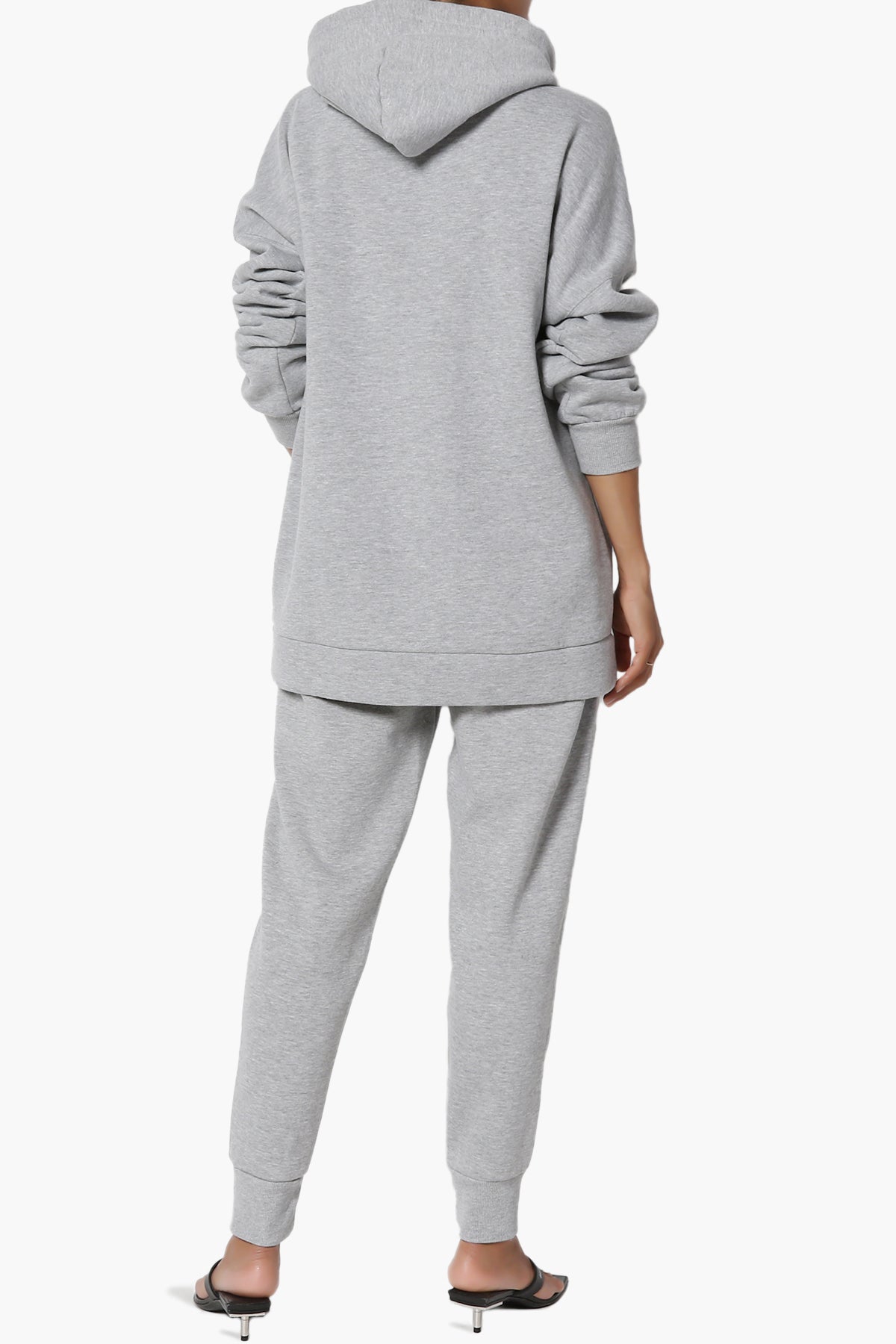 Load image into Gallery viewer, Accie Fleece Hoodie &amp;amp; Jogger Set HEATHER GREY_2
