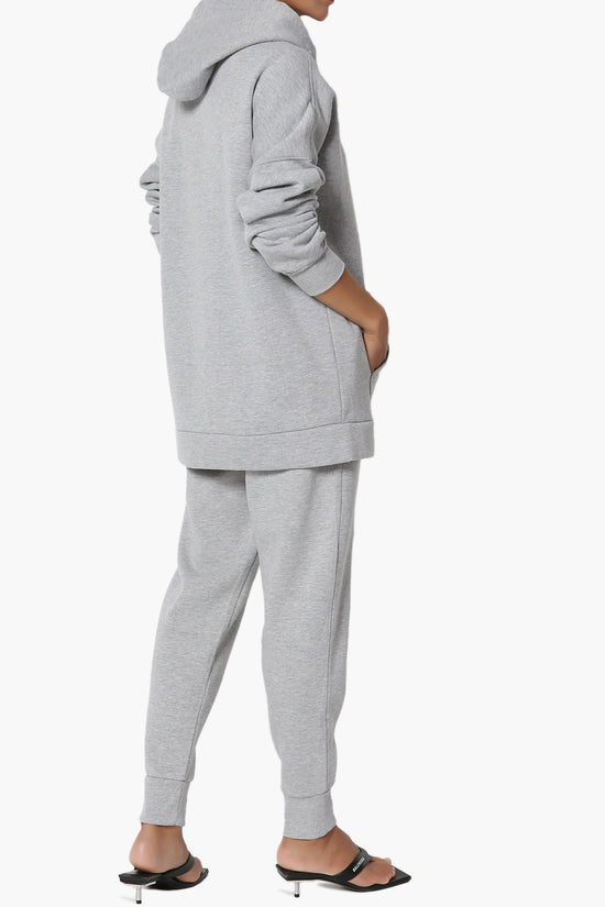 Load image into Gallery viewer, Accie Fleece Hoodie &amp;amp; Jogger Set HEATHER GREY_4

