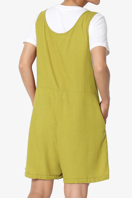 Load image into Gallery viewer, Nixi Linen Overall Romper
