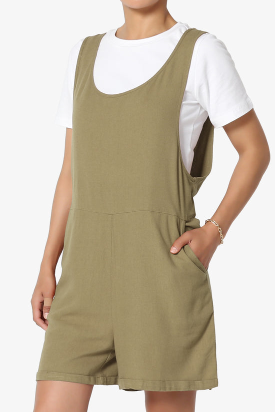Load image into Gallery viewer, Nixi Linen Overall Romper
