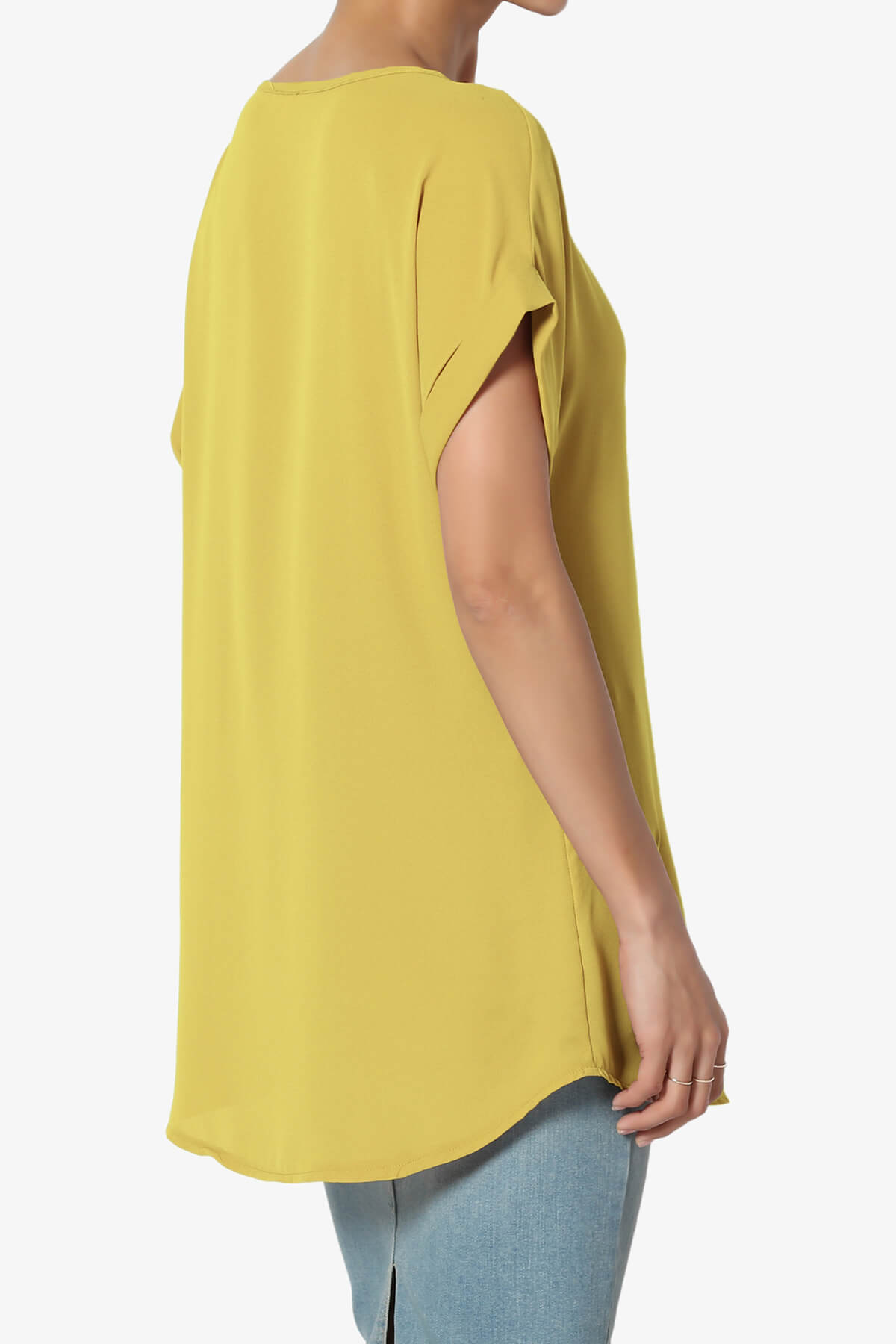Load image into Gallery viewer, Juliette Boat Neck Chiffon Top WASABI_4

