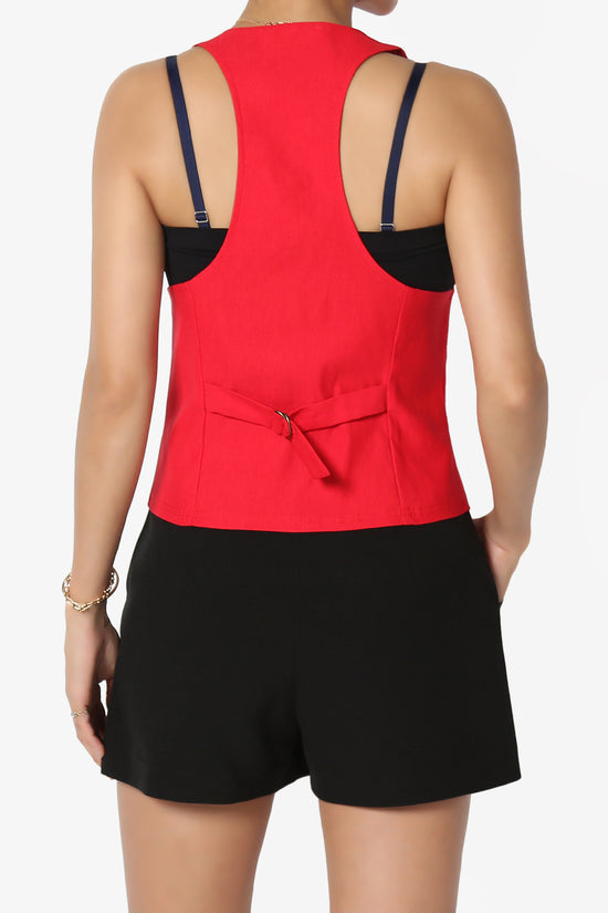 Load image into Gallery viewer, Zerega Racerback Woven Vest RED_2
