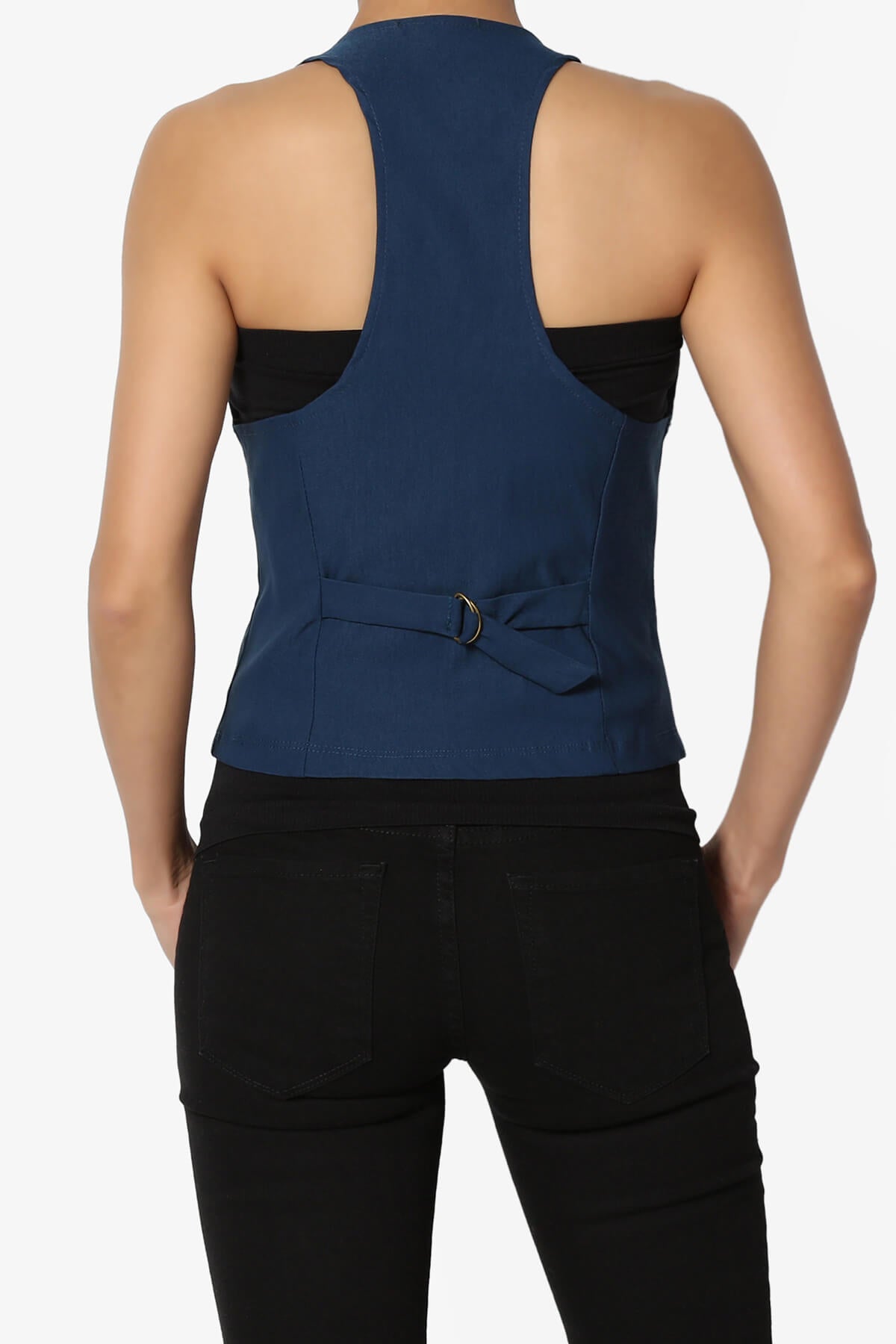 Zerega Racerback Woven Vest TEAL_2