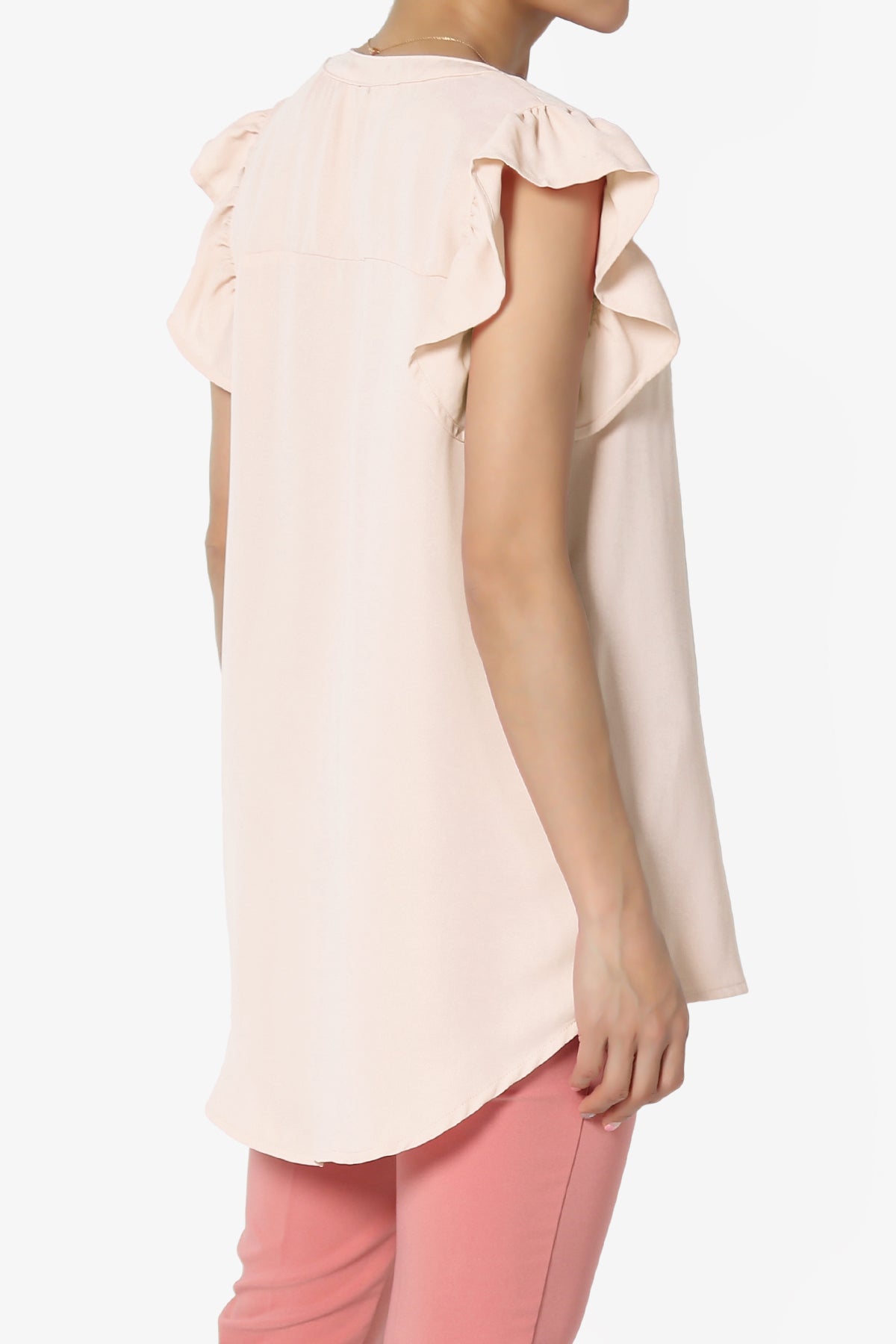 Load image into Gallery viewer, Flamin Ruffle Short Sleeve Blouse
