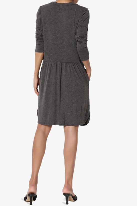 Load image into Gallery viewer, Karly Button Front Dress Cardigan CHARCOAL_2
