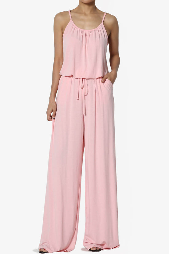 Load image into Gallery viewer, Daelynn Strappy Wide Leg Jumpsuit DUSTY PINK_1
