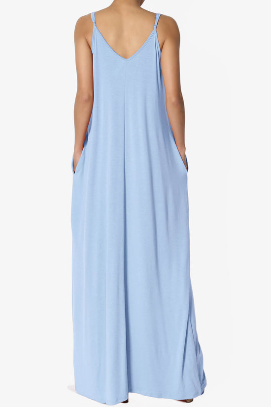 Venus Pocket Cami Maxi Dress LIGHT BLUE_2