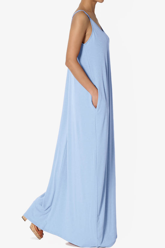 Venus Pocket Cami Maxi Dress LIGHT BLUE_4