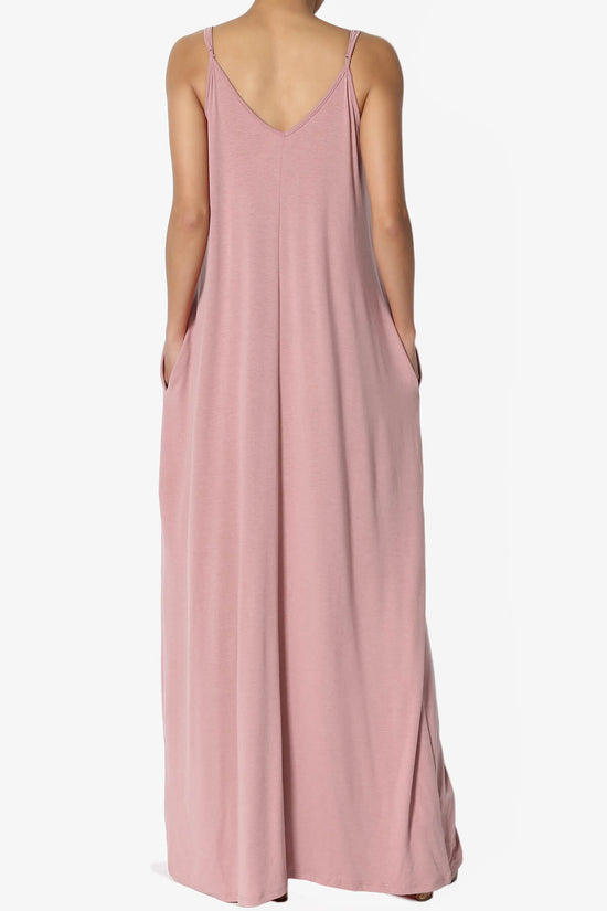 Venus Pocket Cami Maxi Dress LIGHT ROSE_2