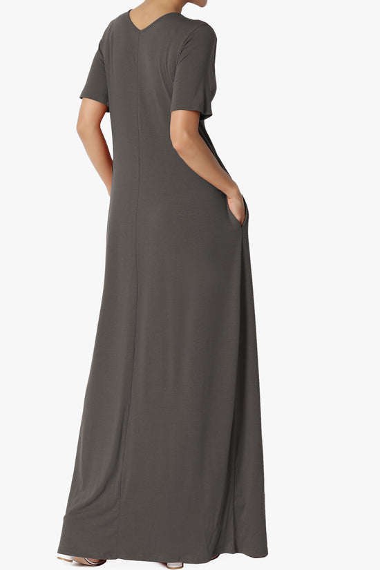 Load image into Gallery viewer, Vina Pocket Oversized Maxi Dress ASH GREY_4
