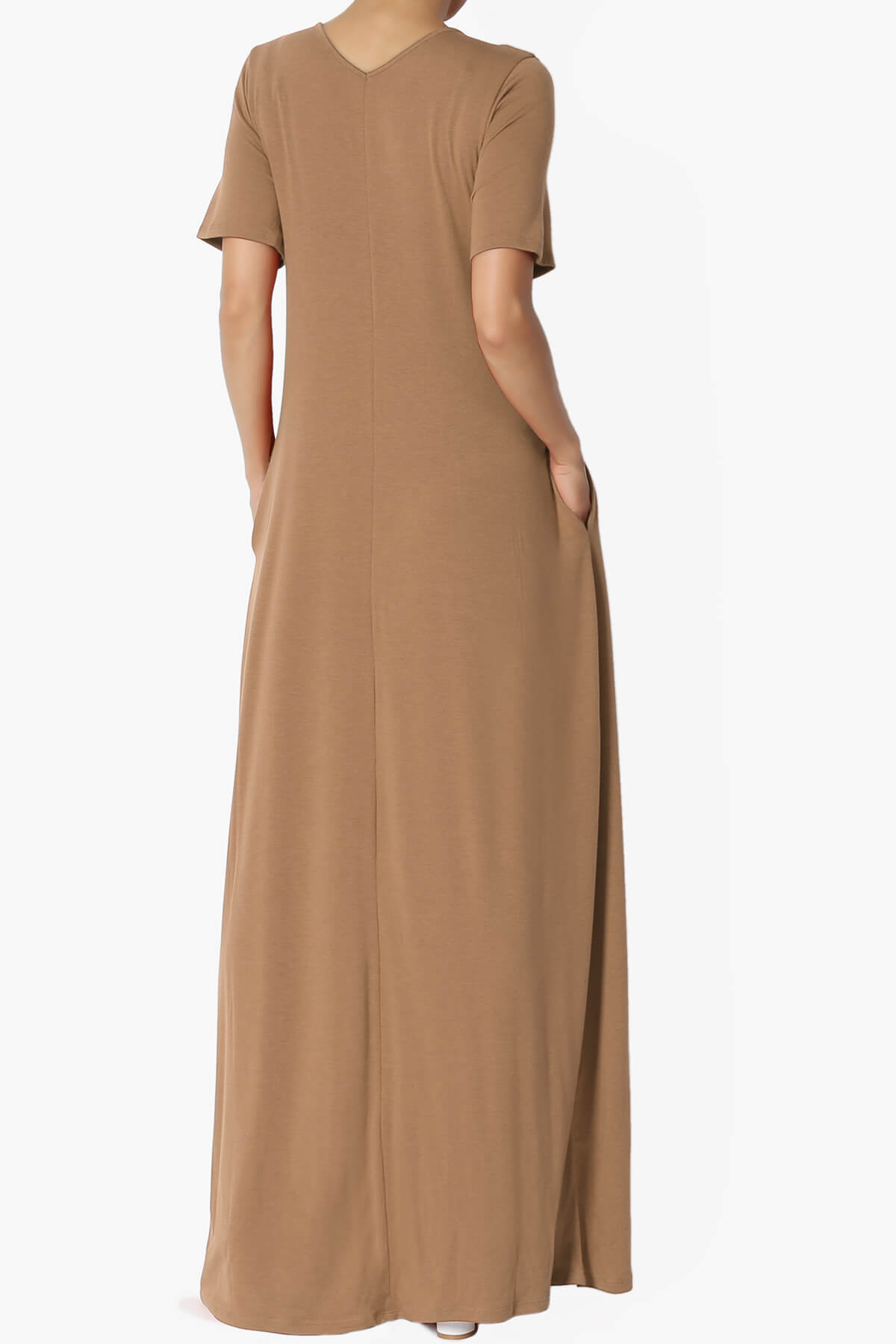 Load image into Gallery viewer, Vina Pocket Oversized Maxi Dress DEEP CAMEL_2
