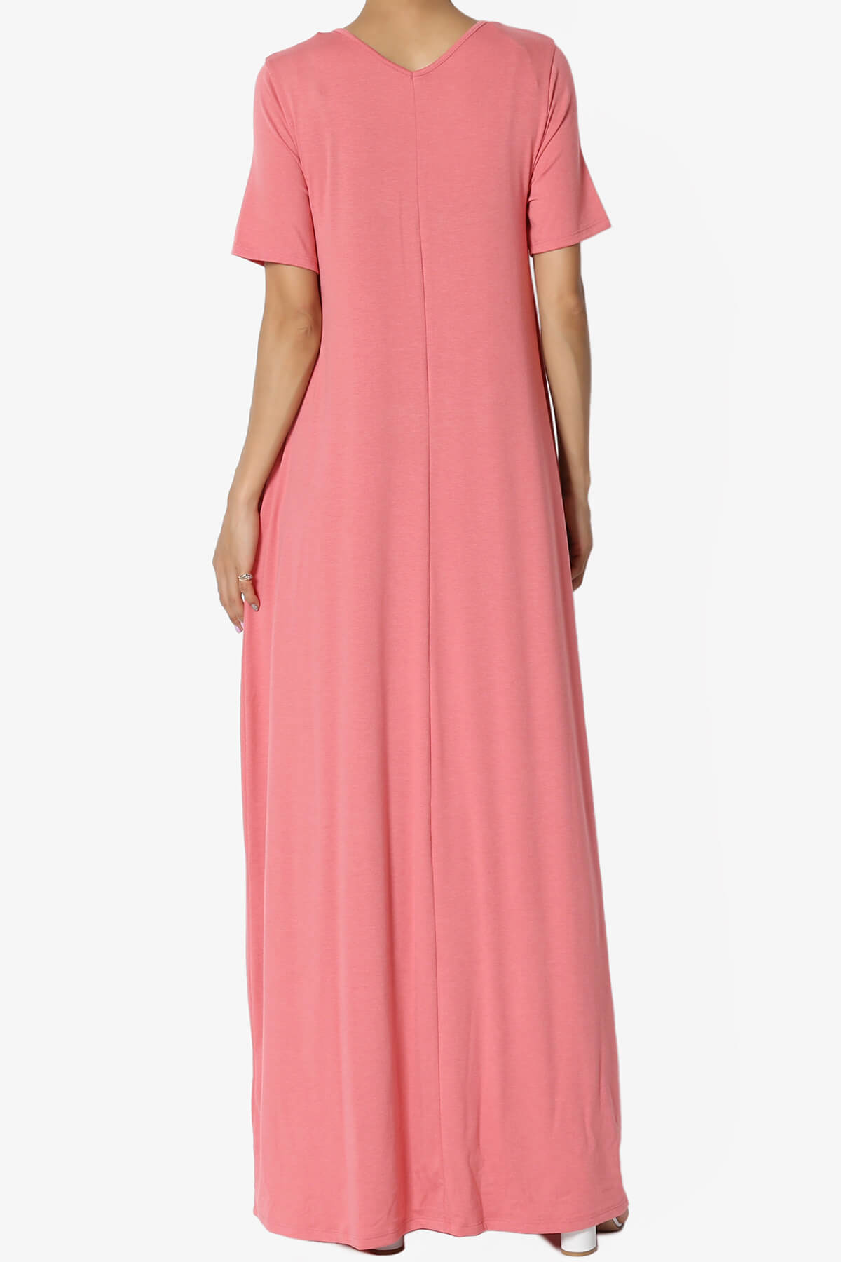 Load image into Gallery viewer, Vina Pocket Oversized Maxi Dress DESERT ROSE_2
