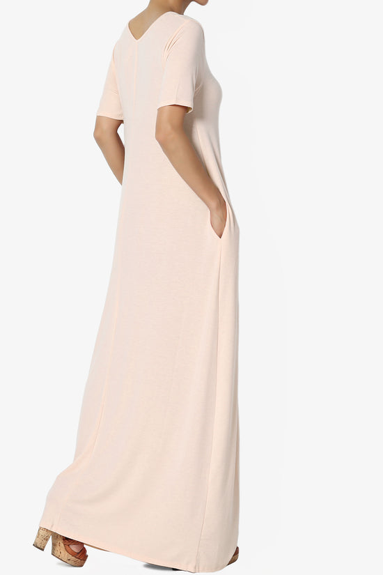 Load image into Gallery viewer, Vina Pocket Oversized Maxi Dress DUSTY BLUSH_4
