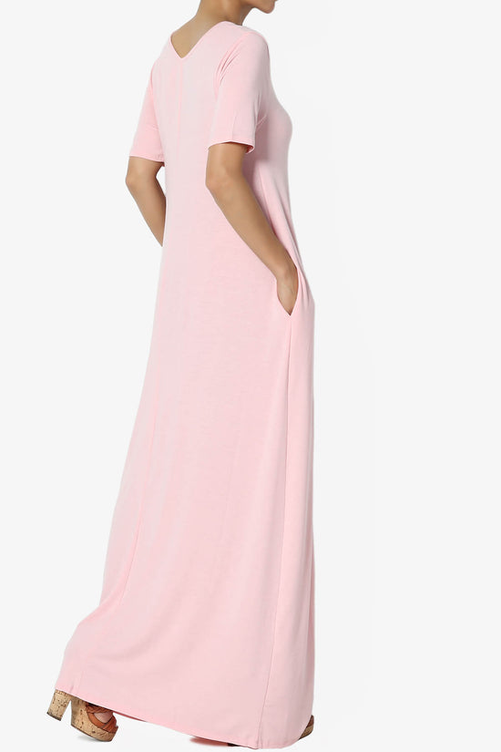 Load image into Gallery viewer, Vina Pocket Oversized Maxi Dress DUSTY PINK_4
