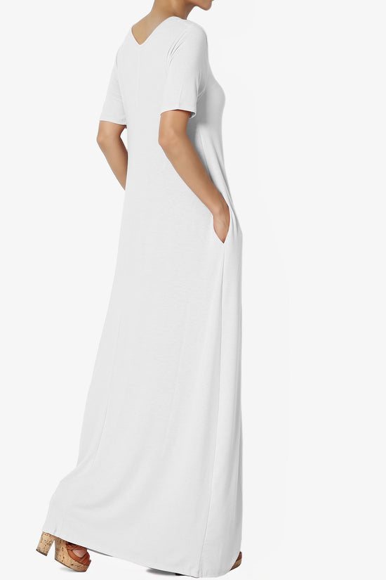 Vina Pocket Oversized Maxi Dress GREY MIST_4
