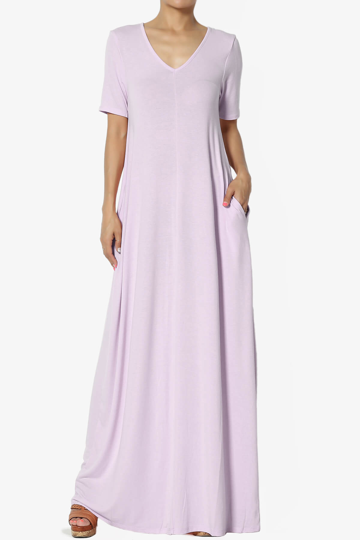 Vina Pocket Oversized Maxi Dress LAVENDER_1
