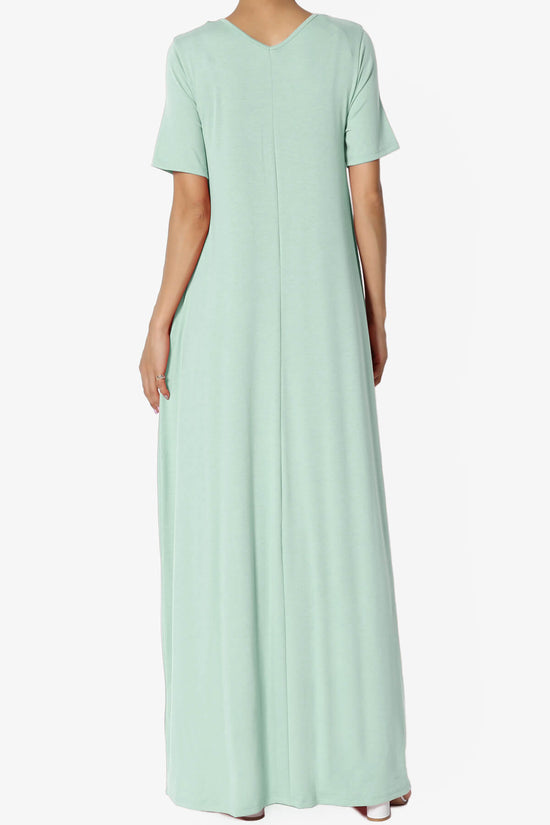 Vina Pocket Oversized Maxi Dress LIGHT GREEN_2