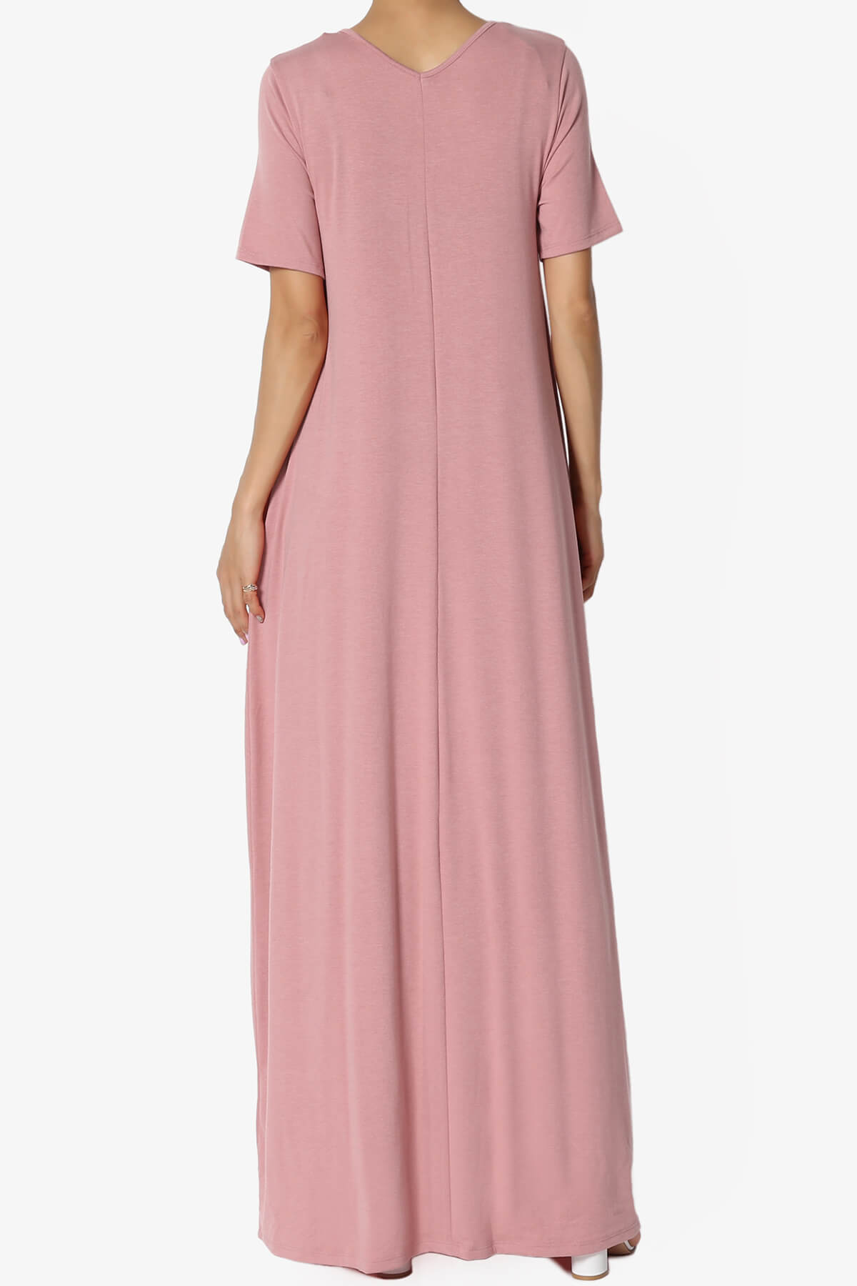 Load image into Gallery viewer, Vina Pocket Oversized Maxi Dress LIGHT ROSE_2
