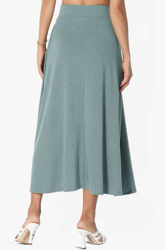 Load image into Gallery viewer, Gyrate Pleated Pocket Flared Midi Skirt PLUS
