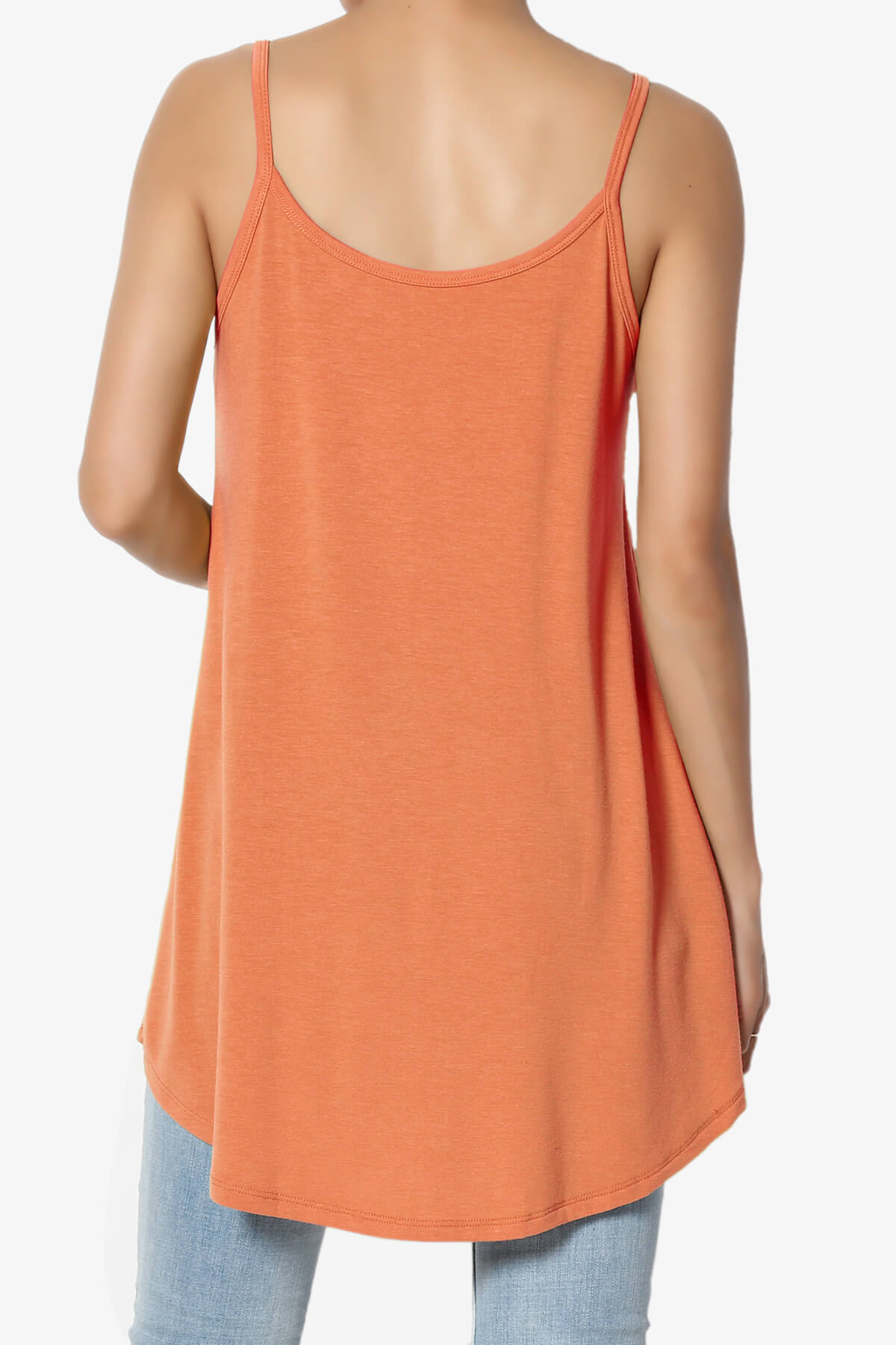 Load image into Gallery viewer, Chelsea Scoop &amp;amp; V Neck Flared Camisole Top ASH COPPER_2
