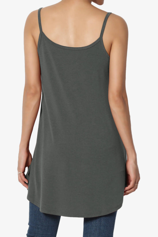 Load image into Gallery viewer, Chelsea Scoop &amp;amp; V Neck Flared Camisole Top ASH GREY_2
