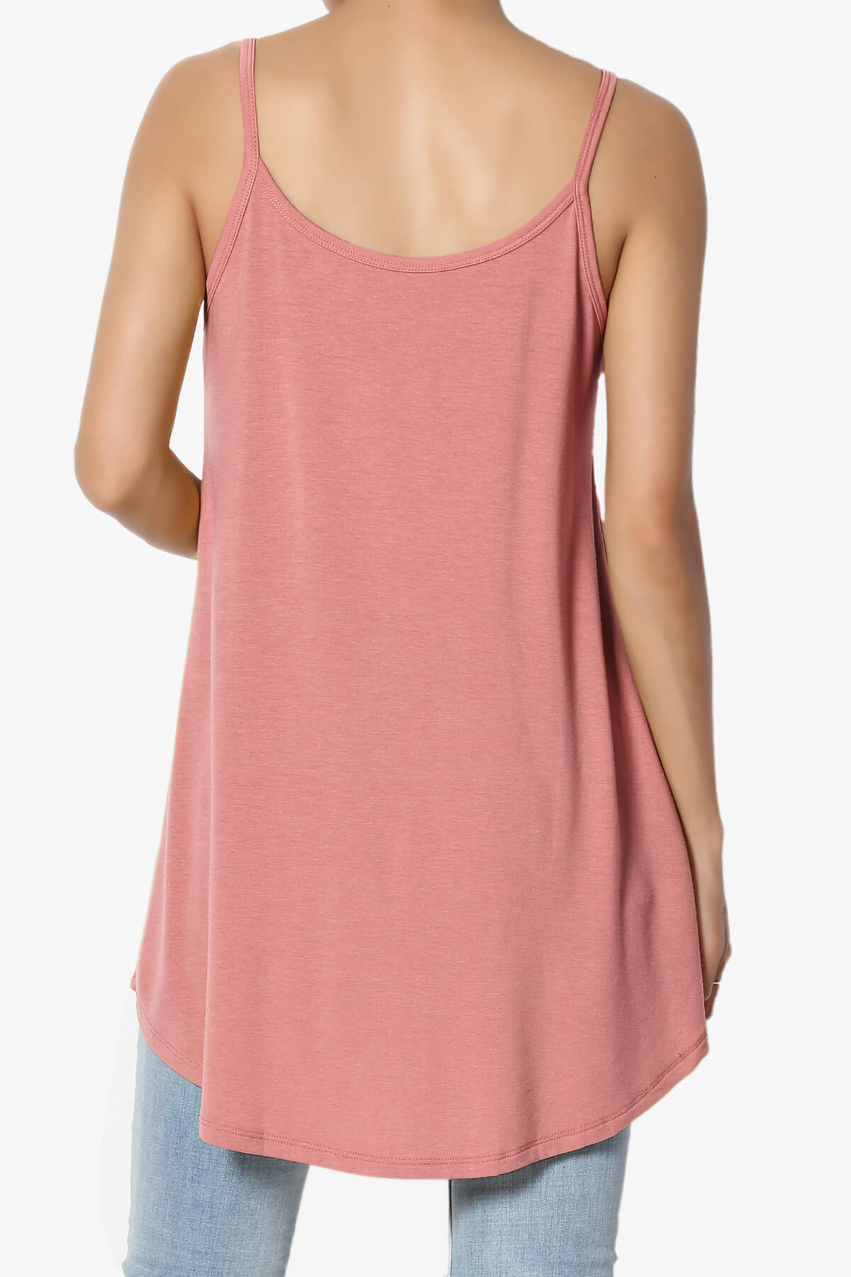 Load image into Gallery viewer, Chelsea Scoop &amp;amp; V Neck Flared Camisole Top ASH ROSE_2
