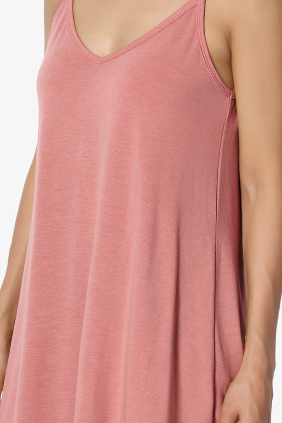Load image into Gallery viewer, Chelsea Scoop &amp;amp; V Neck Flared Camisole Top ASH ROSE_5
