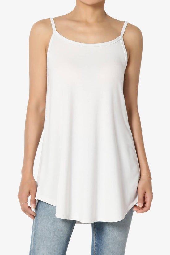 Load image into Gallery viewer, Chelsea Scoop &amp;amp; V Neck Flared Camisole Top BONE_1

