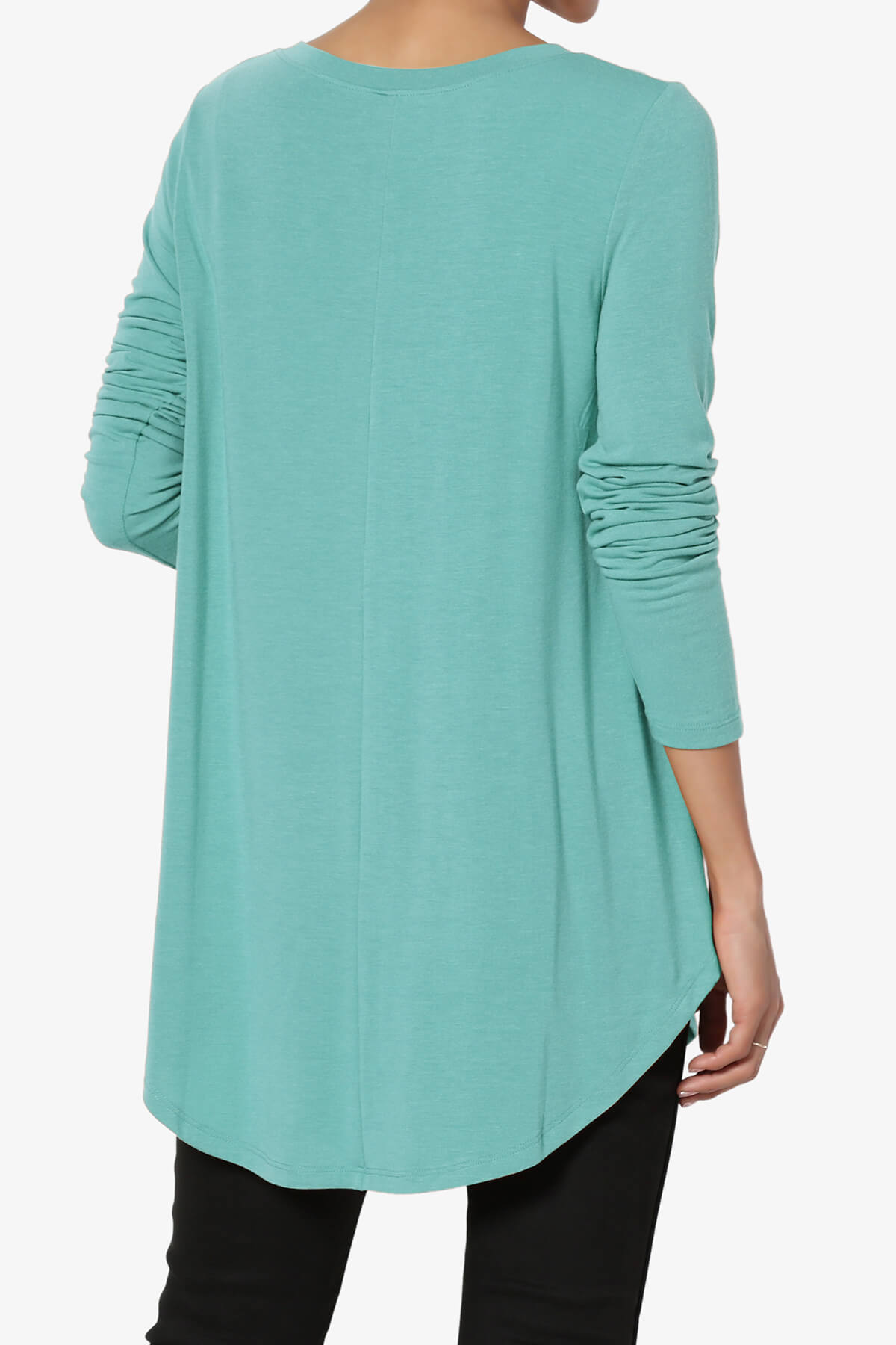 Ramada Long Sleeve Flowy Jersey Top ASH MINT_2