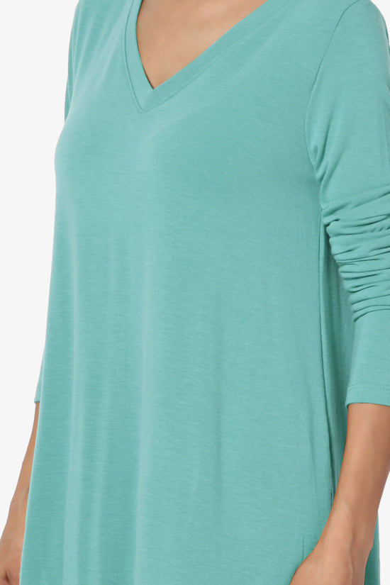 Ramada Long Sleeve Flowy Jersey Top ASH MINT_5