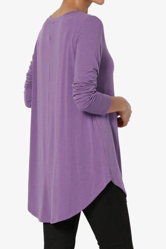 Ramada Long Sleeve Flowy Jersey Top LILAC_4