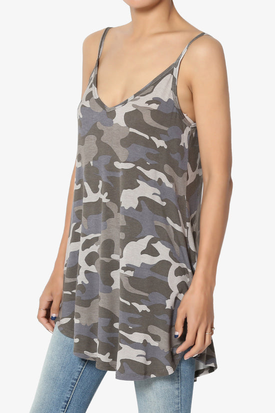 Load image into Gallery viewer, Chelsea Camo Scoop &amp;amp; V Neck Camisole Top
