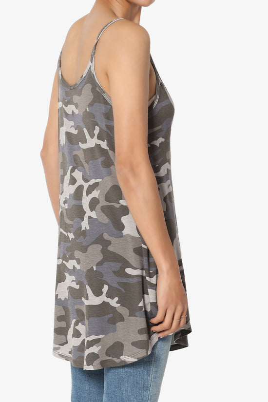 Chelsea Camo Scoop & V Neck Camisole Top