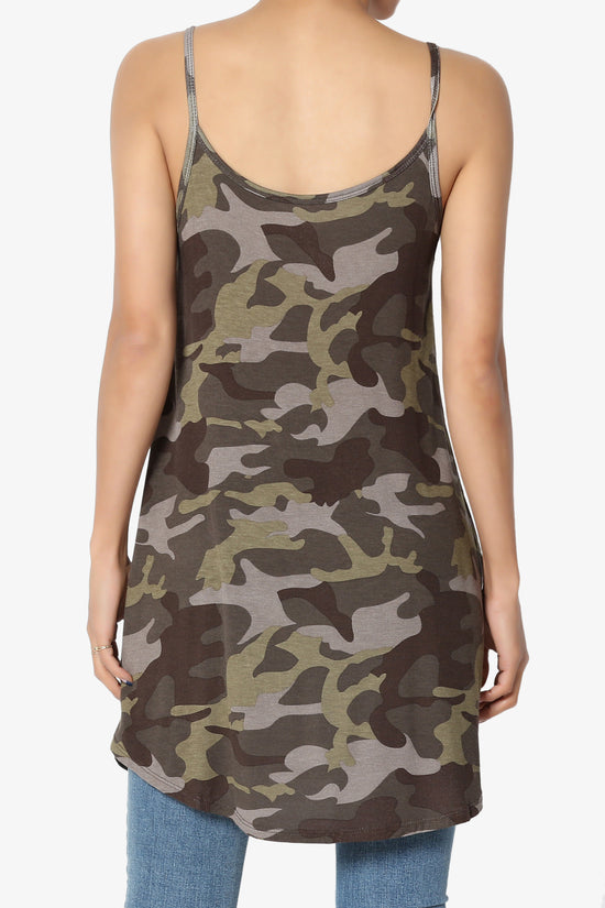 Chelsea Camo Scoop & V Neck Camisole Top