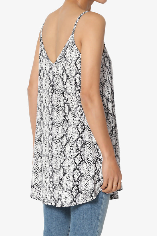 Load image into Gallery viewer, Chelsea Snake Scoop &amp;amp; V Neck Camisole Top
