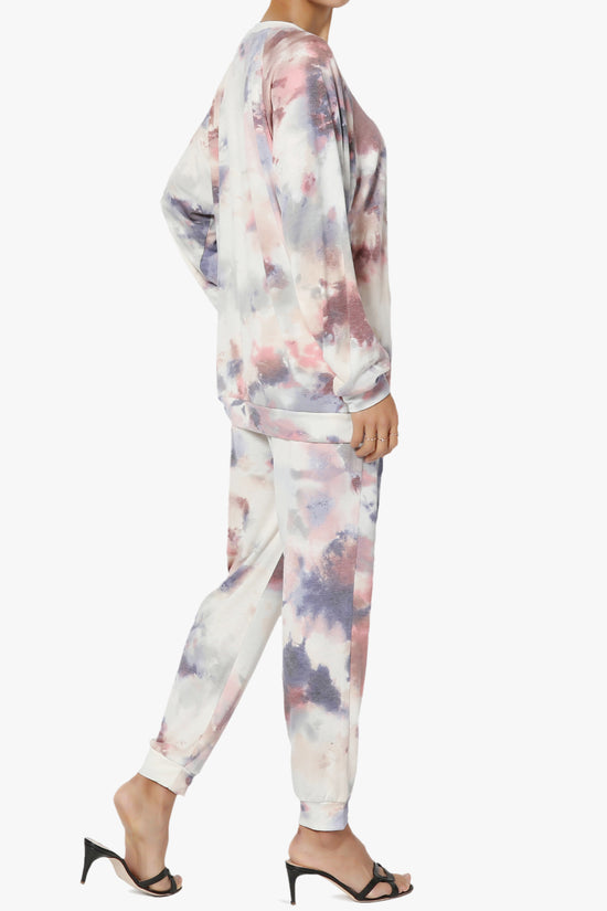 Load image into Gallery viewer, Shaniya Tie Dye Raglan Top &amp;amp; Jogger Pants Set
