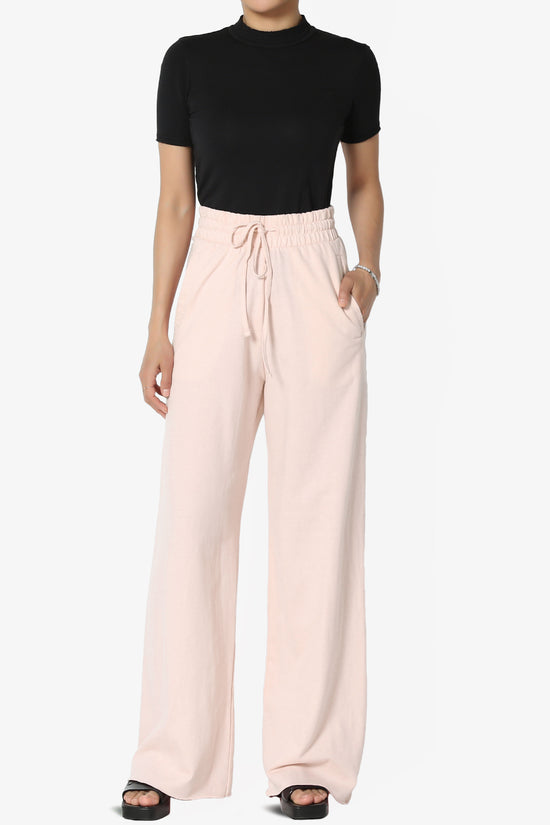 Nia Cotton Terry Wide Leg Track Pants PLUS