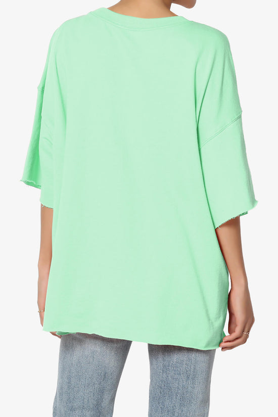 Load image into Gallery viewer, Danube Drop Shoulder Cotton Top GREEN MINT_2
