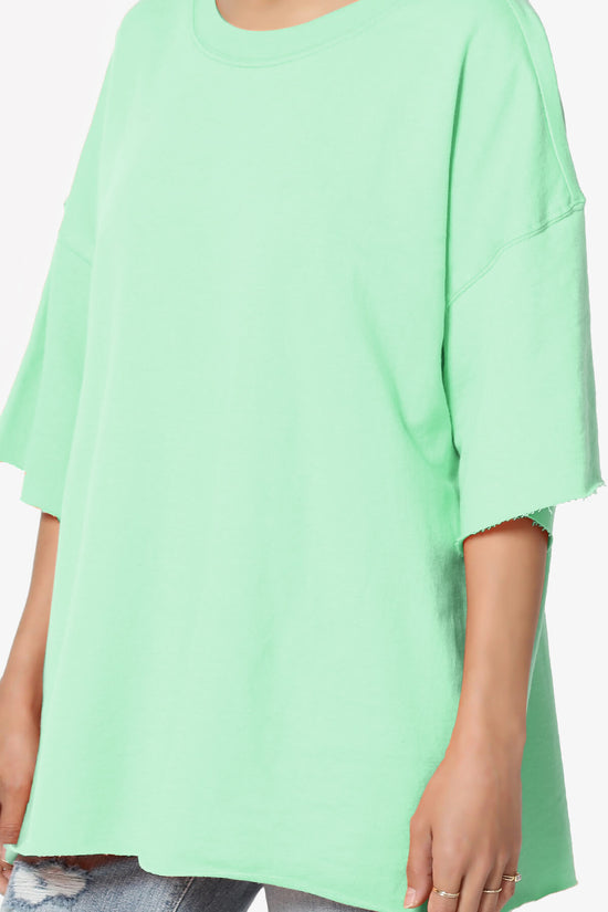 Load image into Gallery viewer, Danube Drop Shoulder Cotton Top GREEN MINT_5
