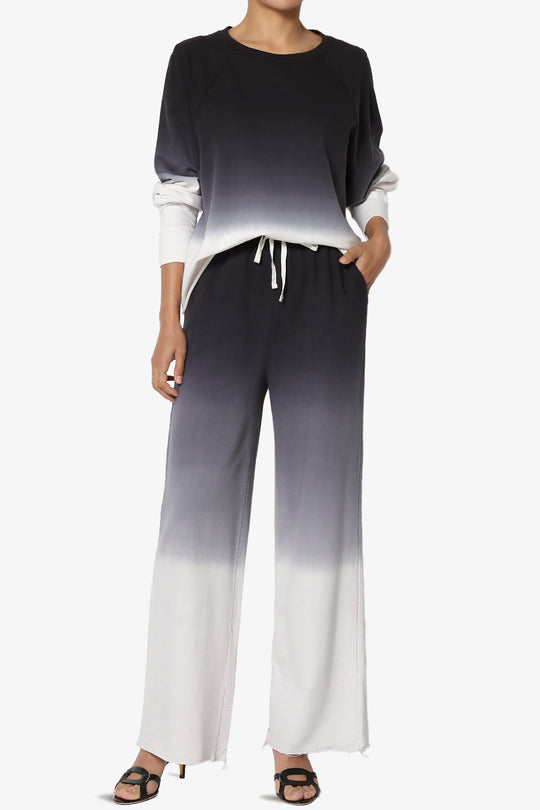 Sarge Dip Dye Raglan Sleeve Top & Lounge Pants SET