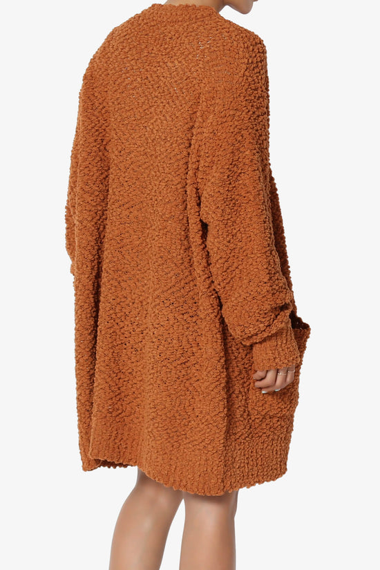 Load image into Gallery viewer, Barry Soft Popcorn Knit Sweater Cardigan ALMOND_4
