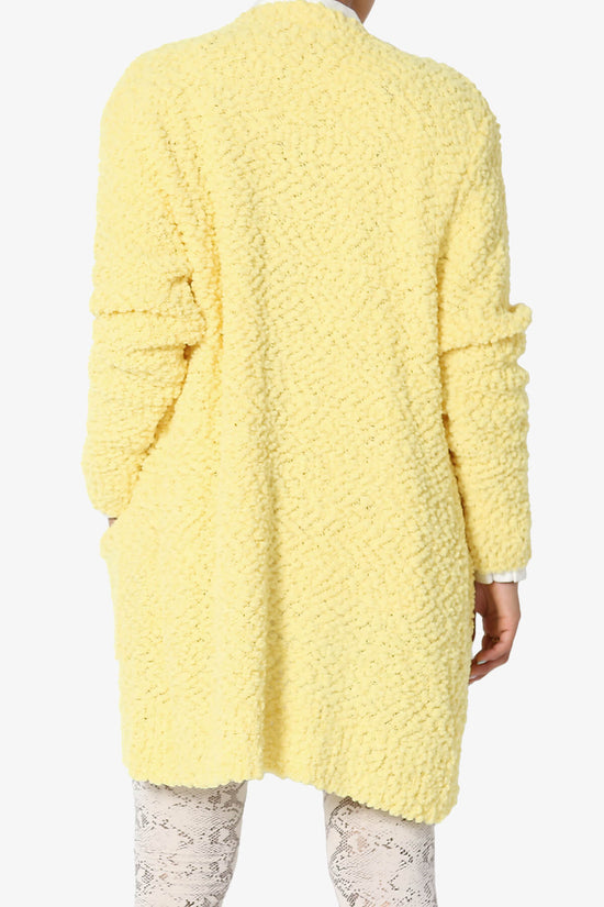 Load image into Gallery viewer, Barry Soft Popcorn Knit Sweater Cardigan BANANA_2
