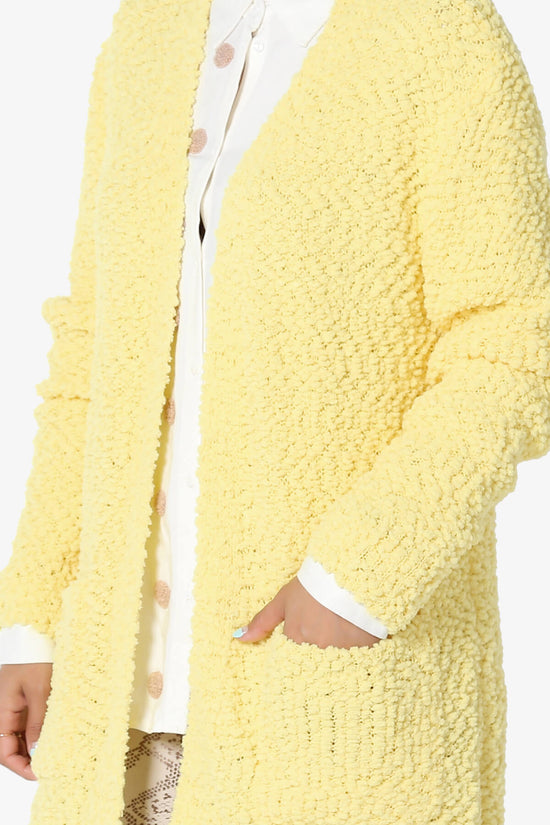 Load image into Gallery viewer, Barry Soft Popcorn Knit Sweater Cardigan BANANA_5

