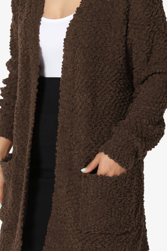 Load image into Gallery viewer, Barry Soft Popcorn Knit Sweater Cardigan BROWN_5
